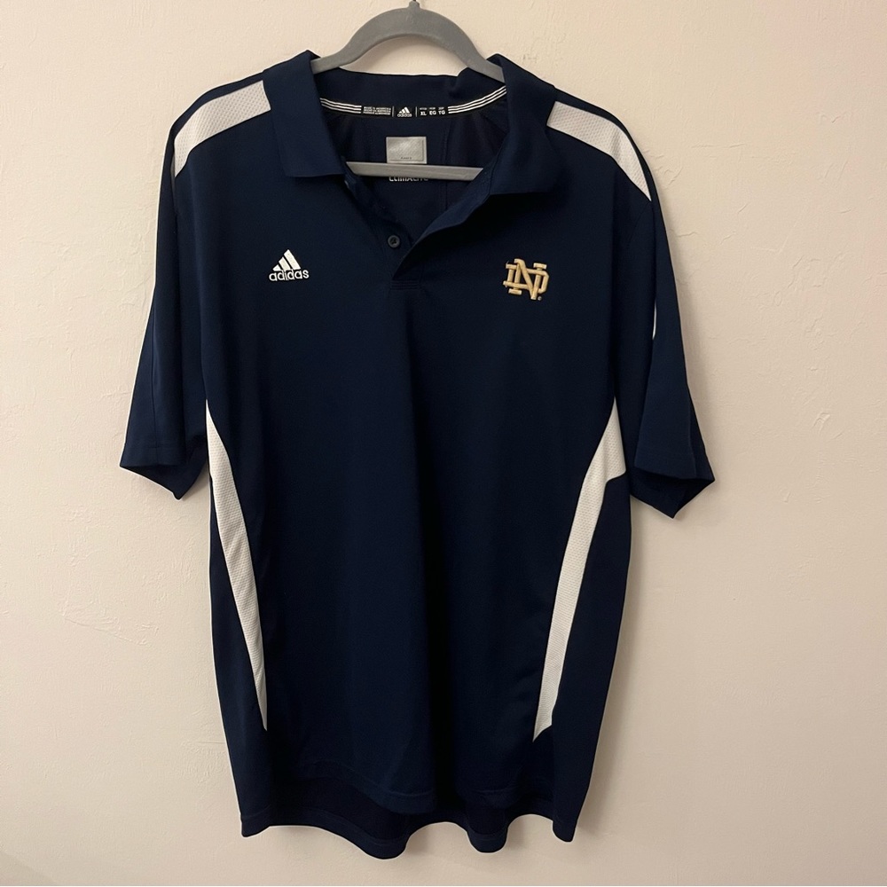 Adidas Notre Dame Climalite Polo